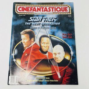 Cinefantastique Star Trek The Next Generation Magazine October 1993 Volume 24